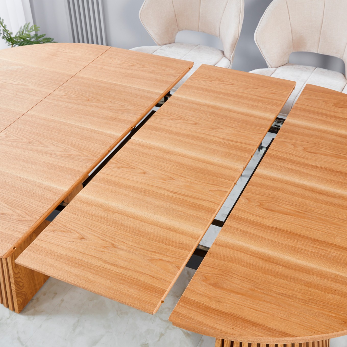 Mesa Oval Extens�vel Mura