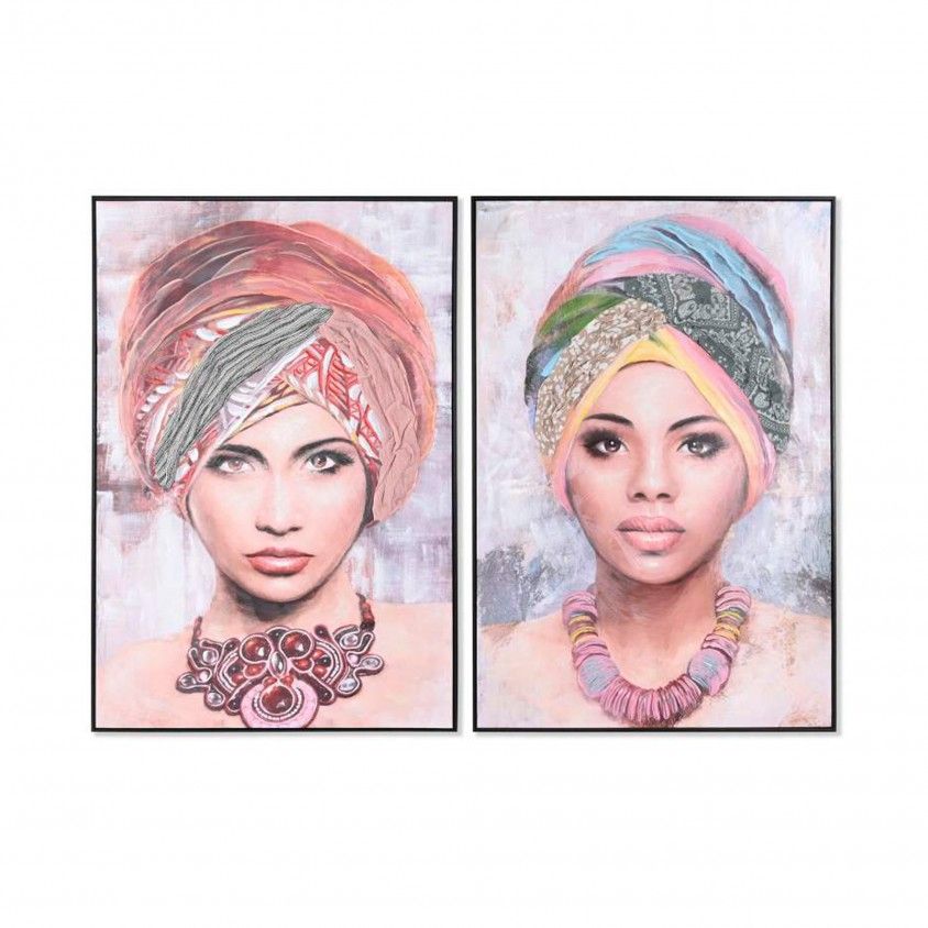 Quadro Africana 80x3,5x120 Sortido 2 Modelos