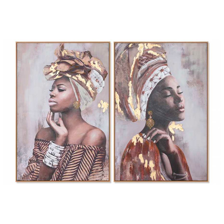 Quadro Africana 80x3,5x120 Sortido 2 Modelos