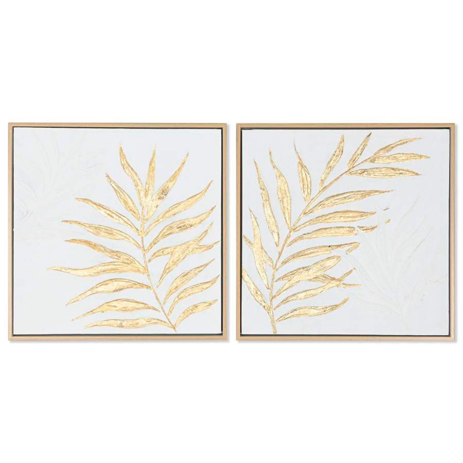 Quadro Folhas 42x4x42 Sortido 2 Modelos