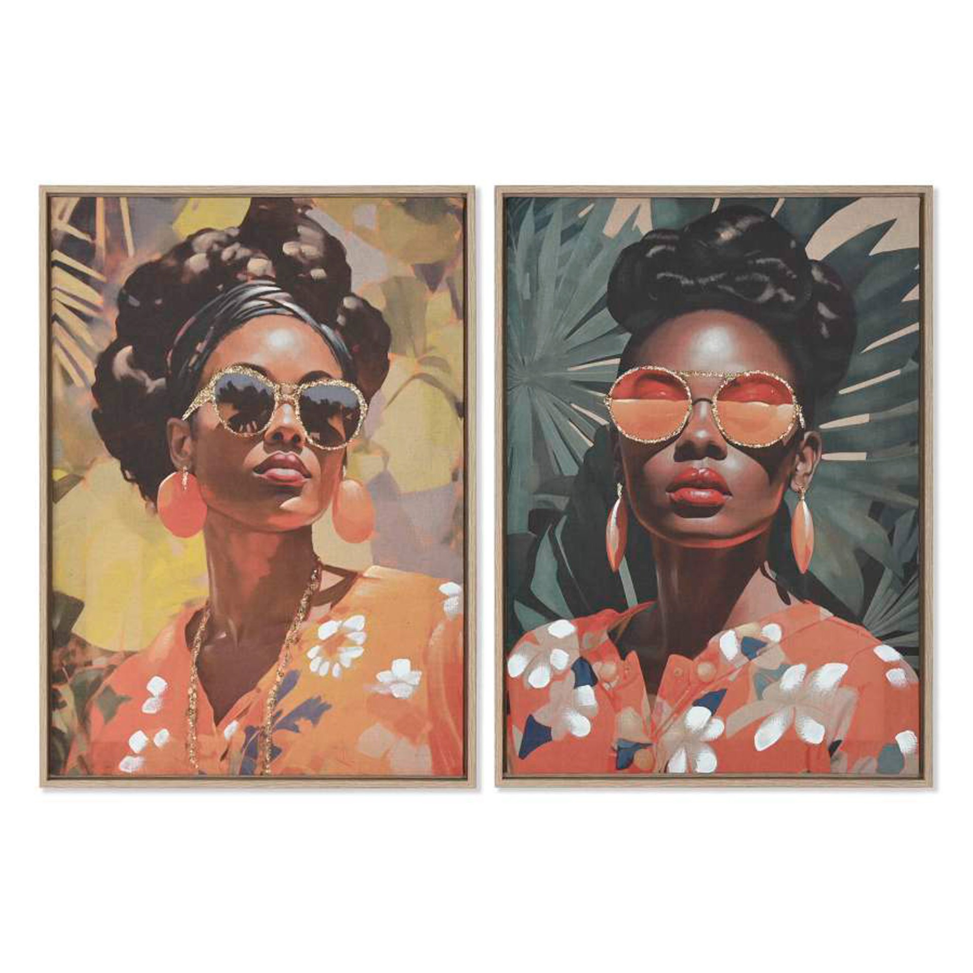 Quadro Africana 50x3x70 Sortido 2 Modelos