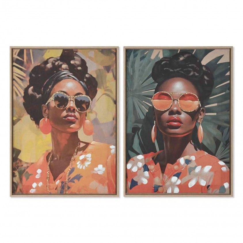 Quadro Africana 50x3x70 Sortido 2 Modelos