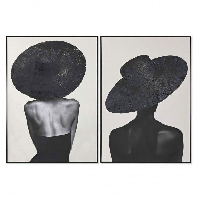 Quadro Mulher com Chapu 103x4,5x143 Sortido 2 Modelos