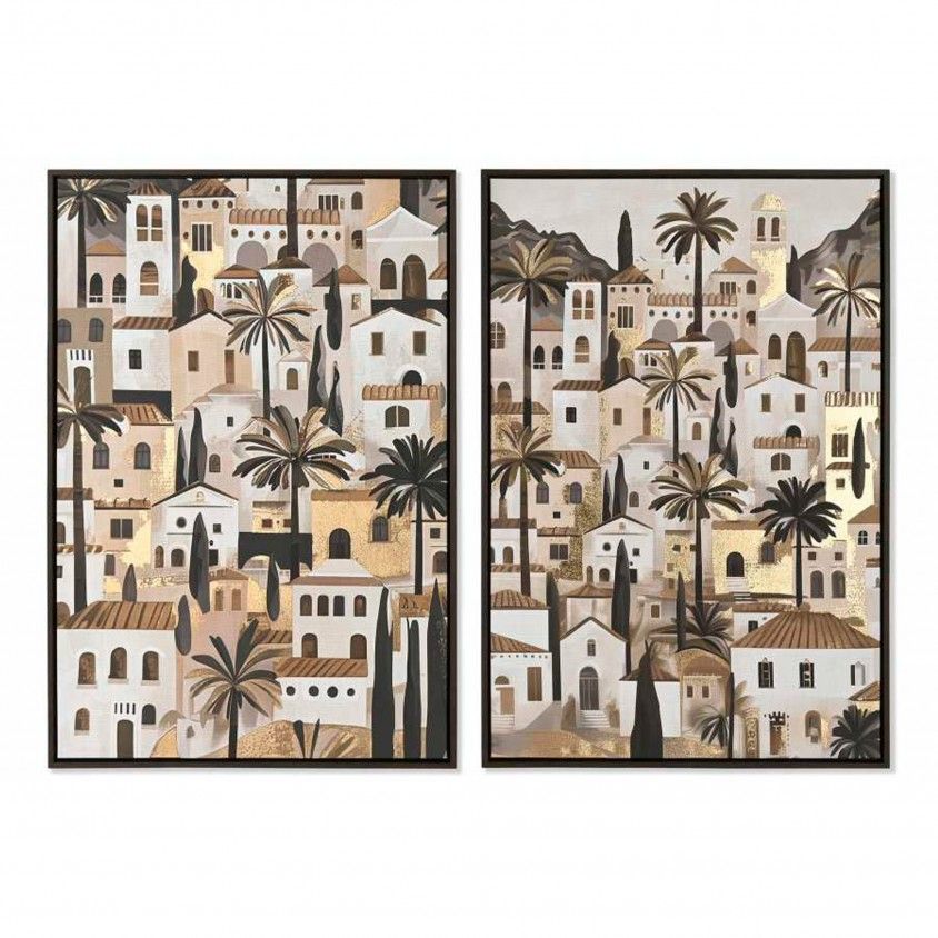 Quadro Casas 63x4,5x93 Sortido 2 Modelos