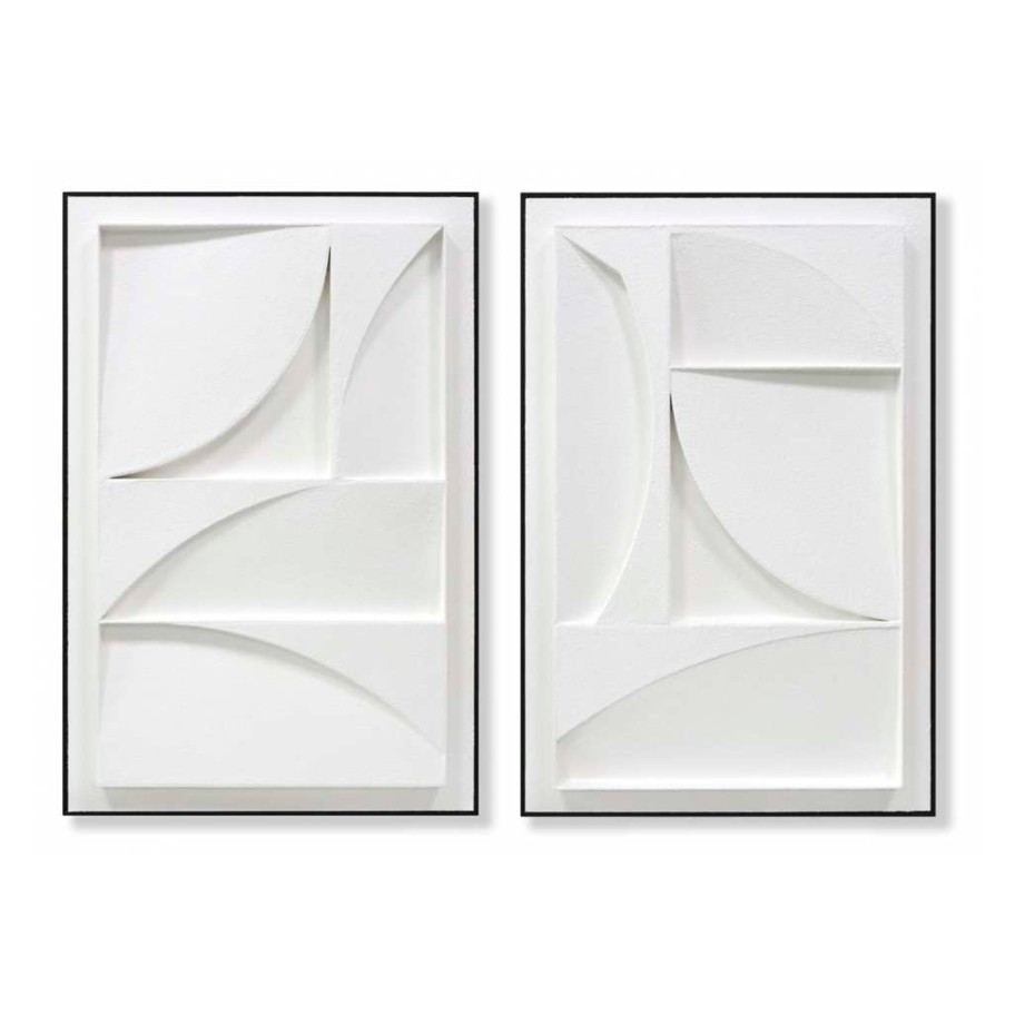 Quadro Abstrato 3D 60x6,5x90 Sortido 2 Modelos
