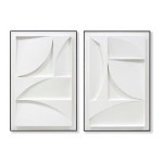 Quadro Abstrato 3D 60x6,5x90 Sortido 2 Modelos