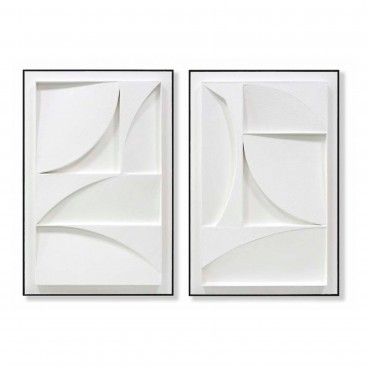 Quadro Abstrato 3D 60x6,5x90 Sortido 2 Modelos