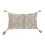 Almofada Creme Algodão/Poliester 380g 50x30
