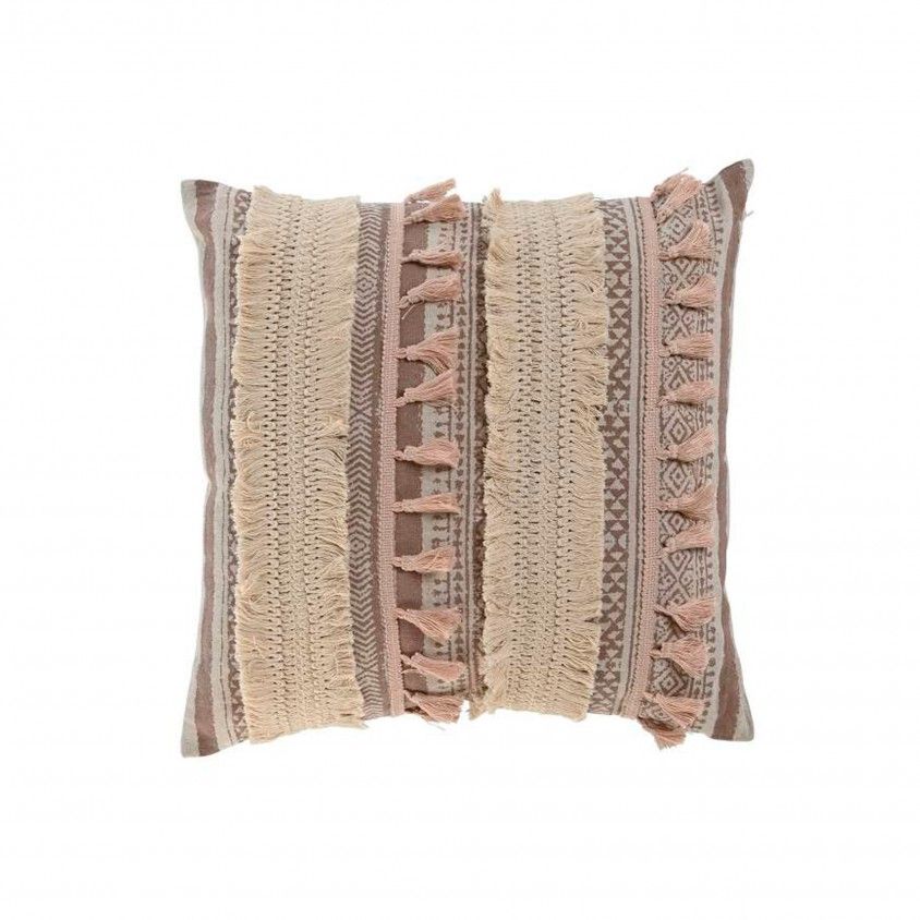 Almofada Rosa Plido Linho/Poliester 450g 45x45