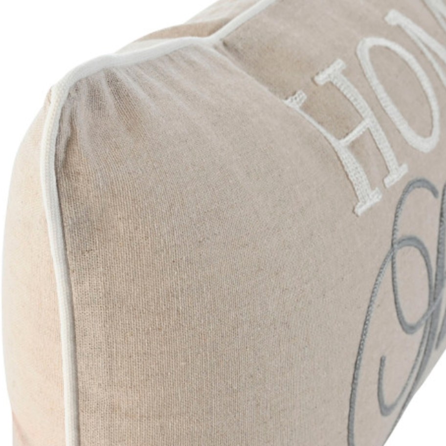 Almofada Bordado Linho/Poliester 380g 50x30