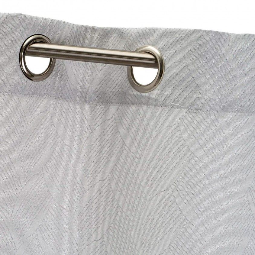 Cortina Jacquard & Fibra Brilhante Chuva