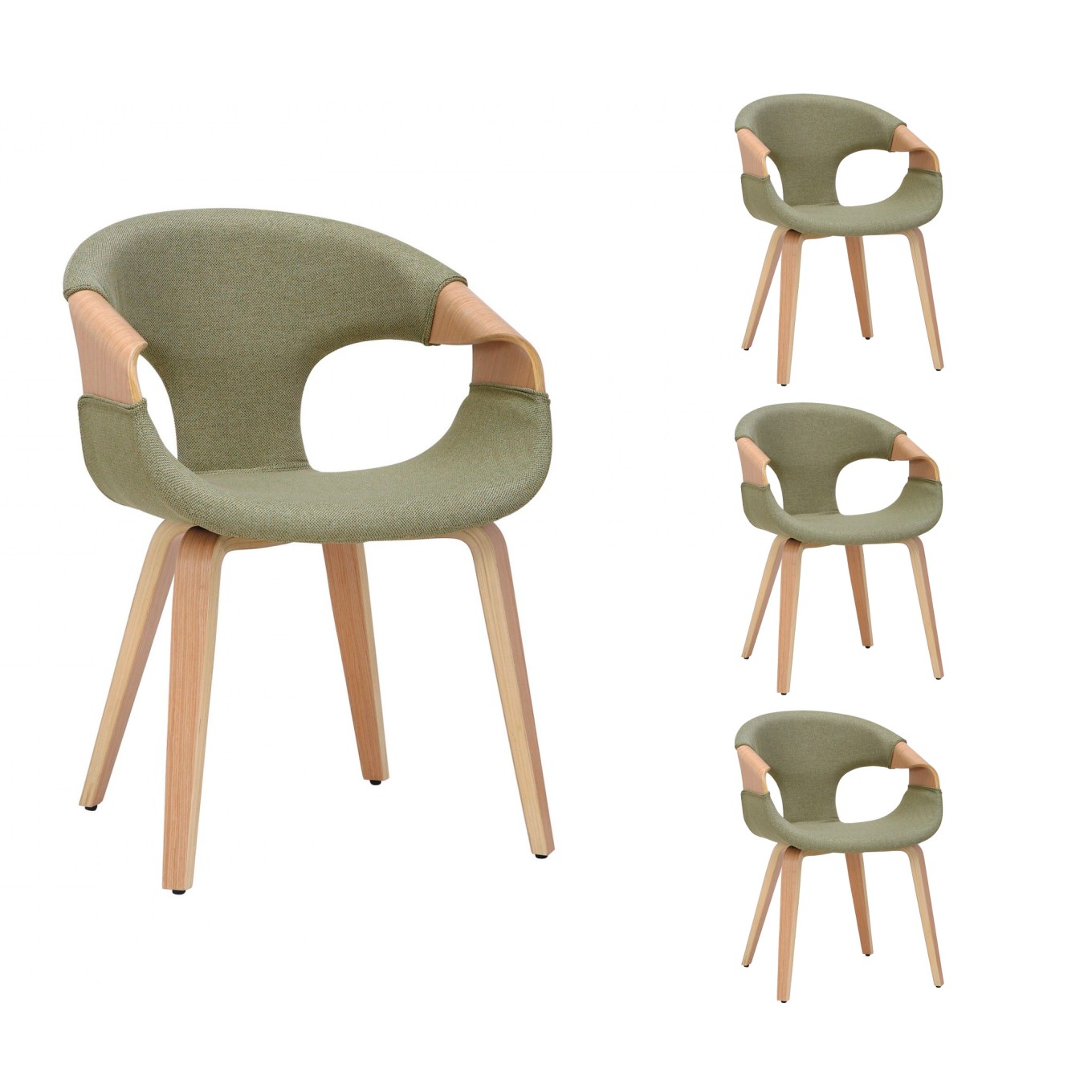 Conjunto 4 Cadeiras Biella