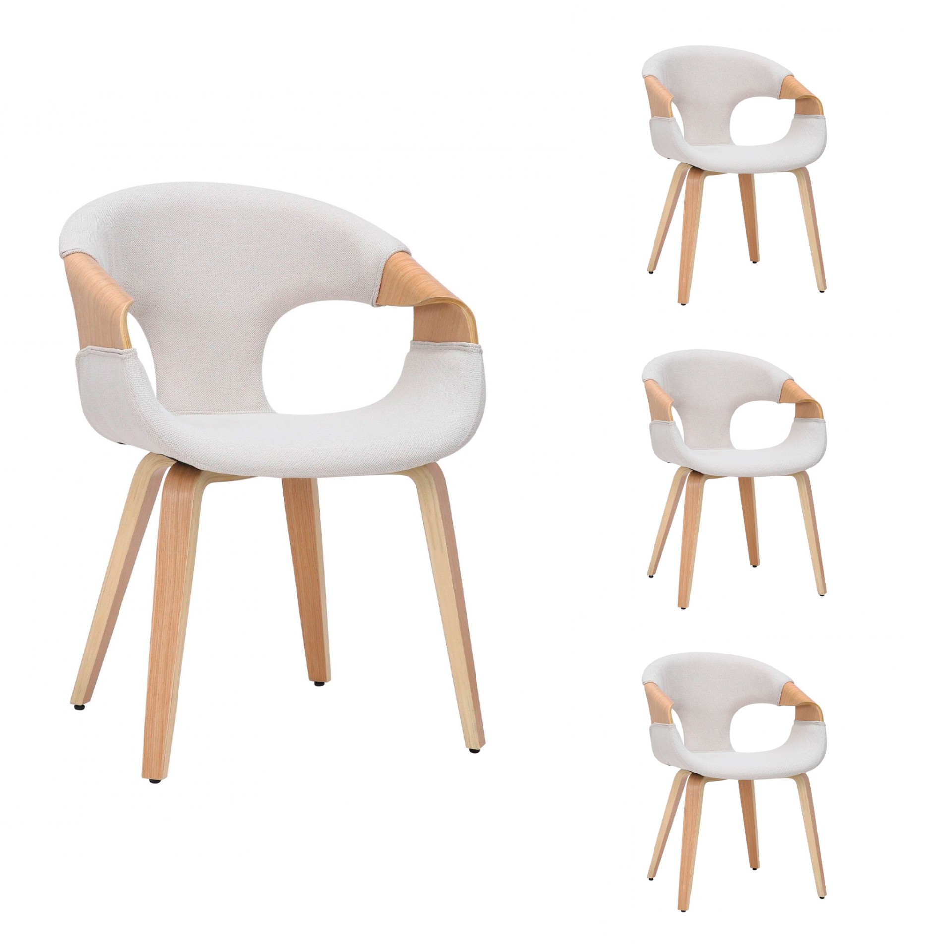 Conjunto 4 Cadeiras Biella