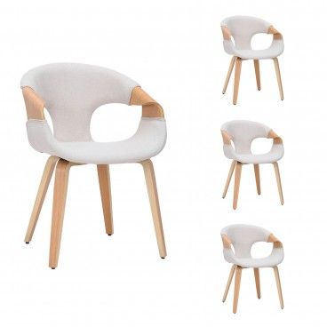 Conjunto 4 Cadeiras Biella