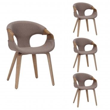Conjunto 4 Cadeiras Biella