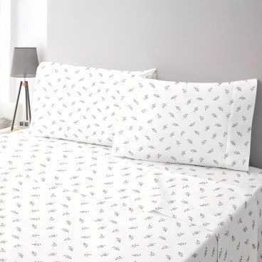 Jogo de Cama com Capa Percal Estampado Oliveira - Cama 180