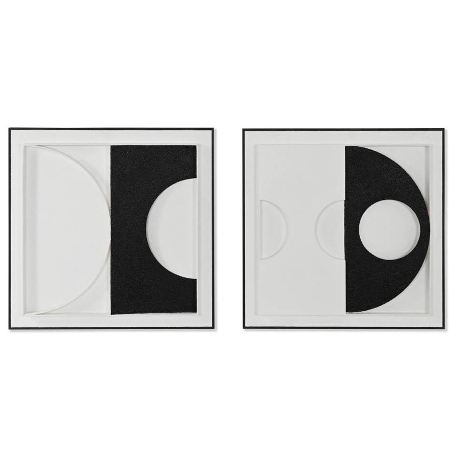 Quadro Abstrato 3D 60x6,5x60 Sortido 2 Modelos