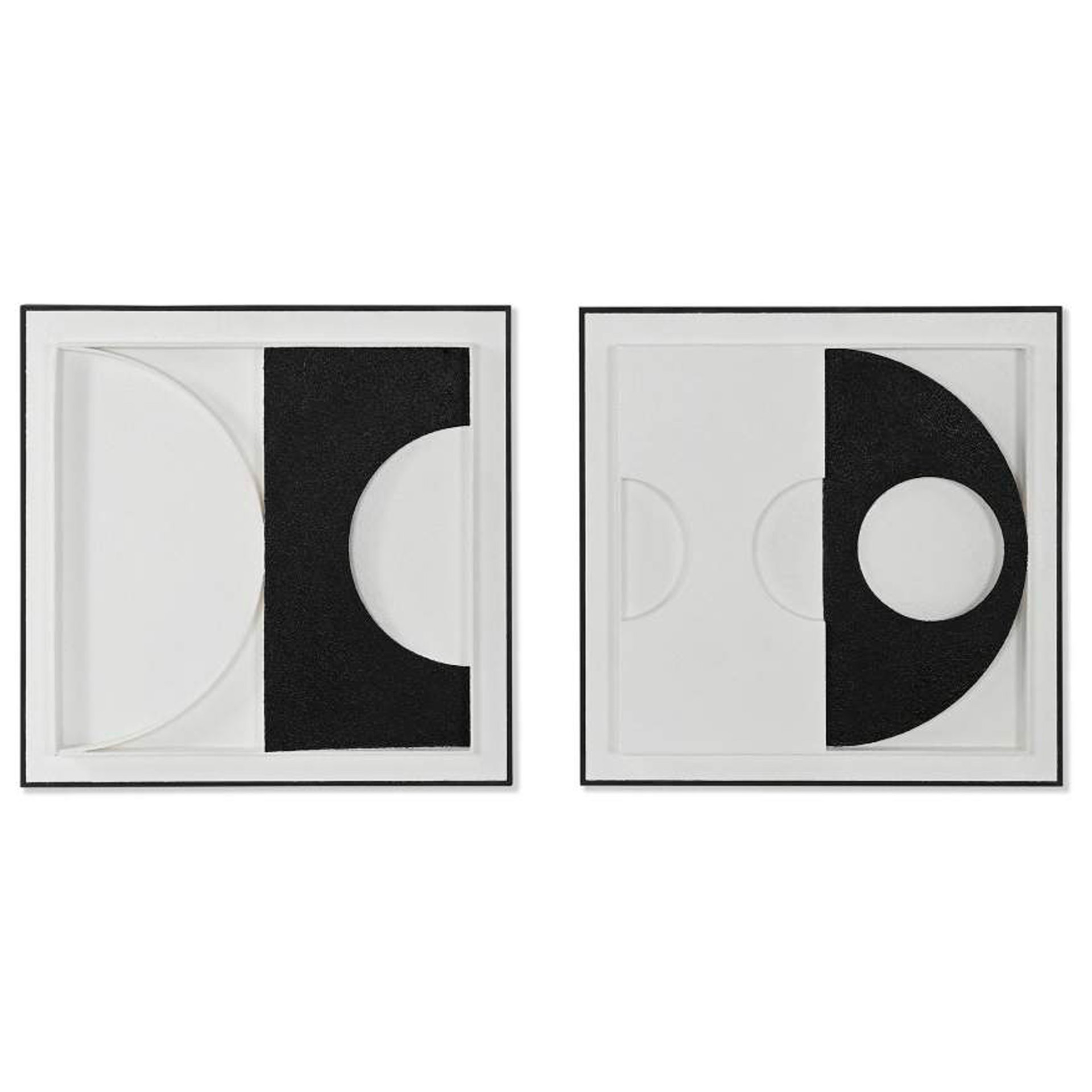 Quadro Abstrato 3D 60x6,5x60 Sortido 2 Modelos