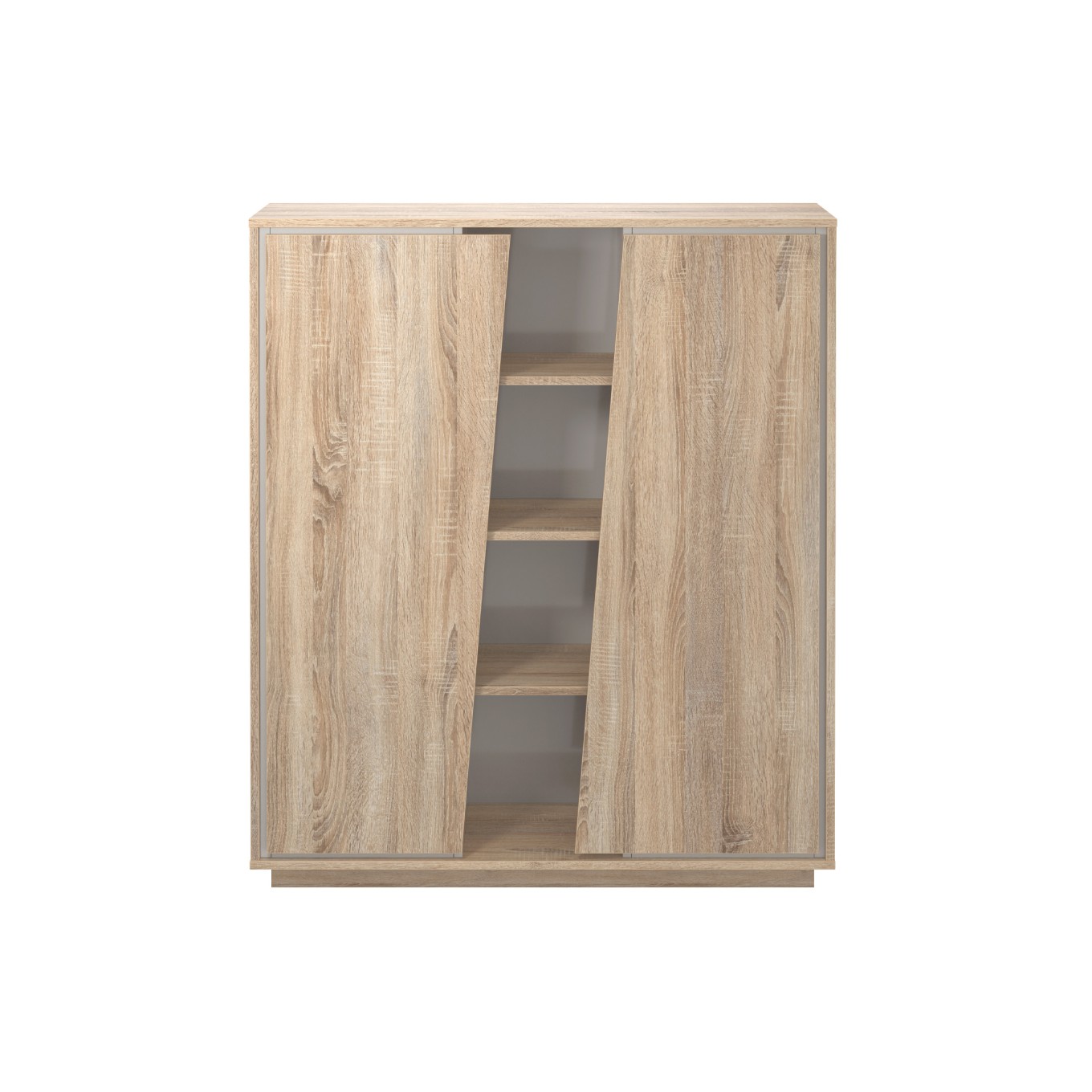 Arm�rio Zurique II (2 Portas + 3 Prateleiras)