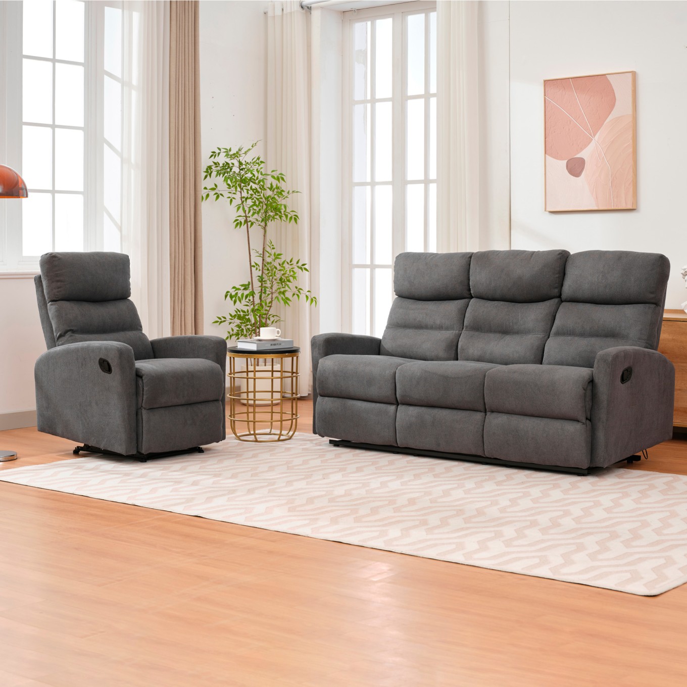 Set Sof�s Relax 3+1 Lugares Glendale