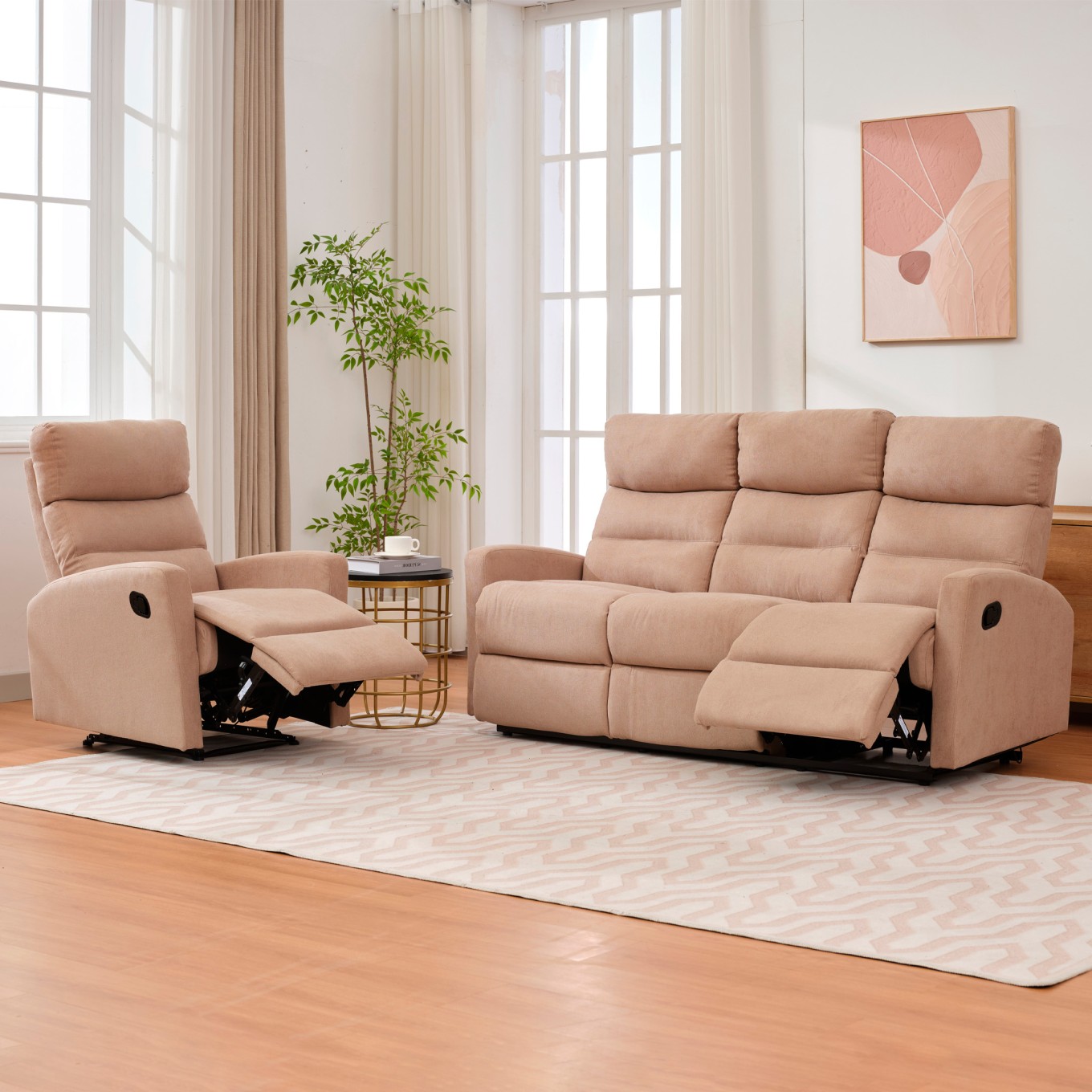 Set Sof�s Relax 3+1 Lugares Glendale