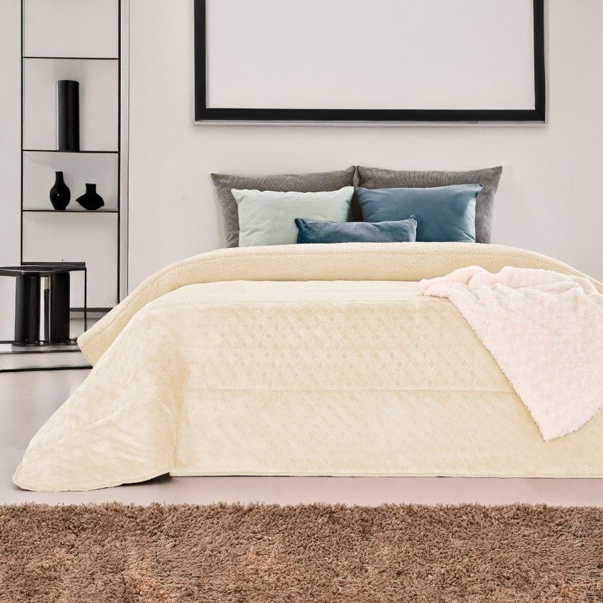 Edredo de Borrego K1 - Cama Casal