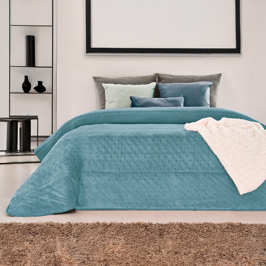 Edredão de Borrego K1 - Cama Casal