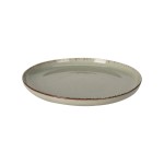 Prato Sobremesa Porcelana R�stica Verde Claro - 19cm