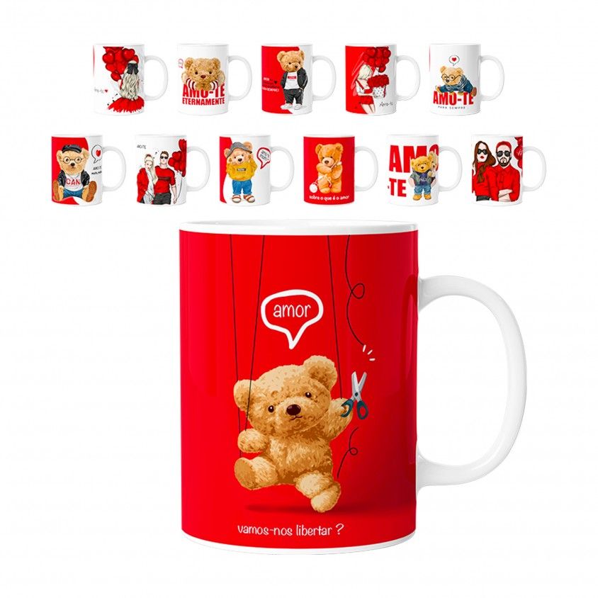 Caneca Dia dos Namorados com Caixa Sortido