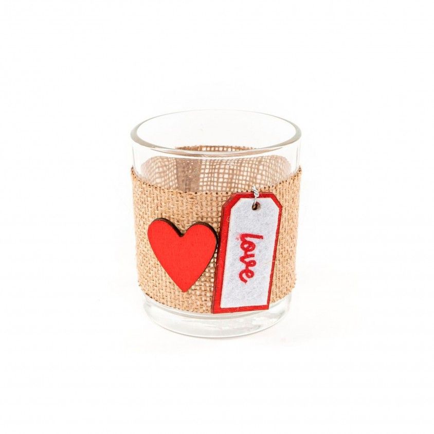 Porta-Velas Corao