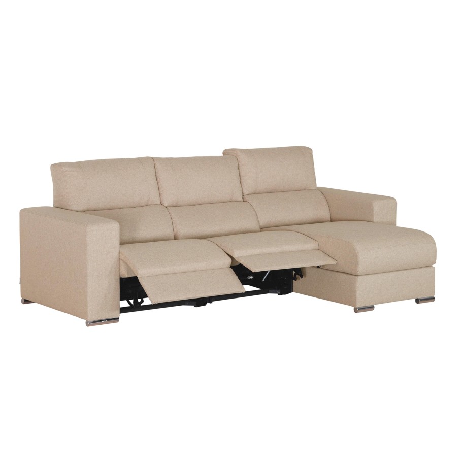 Sofá Chaise Longue Washington com Relax Elétrico
