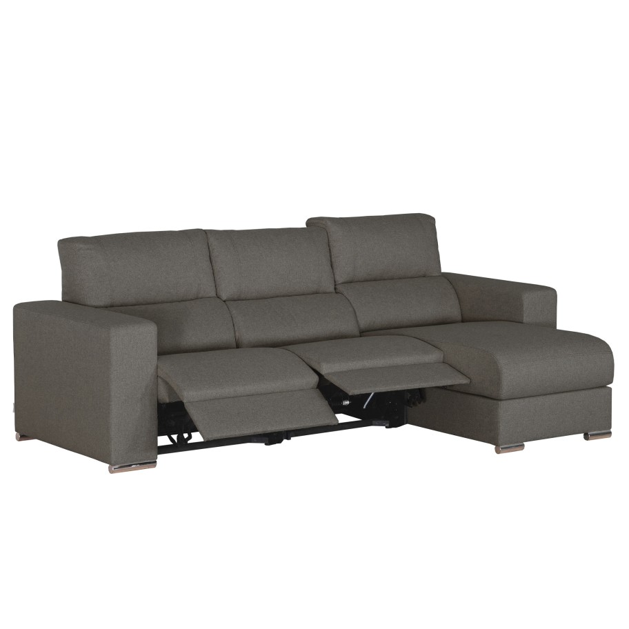 Sofá Chaise Longue Washington com Relax Elétrico
