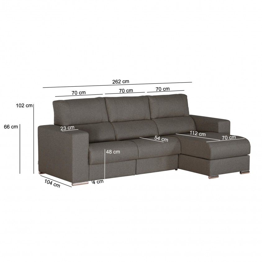 Chaise Longue Washington com Relax Eltrico
