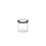 Frasco Vidro Quadrado com Tampa Inox