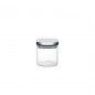 Frasco Vidro Quadrado com Tampa Inox