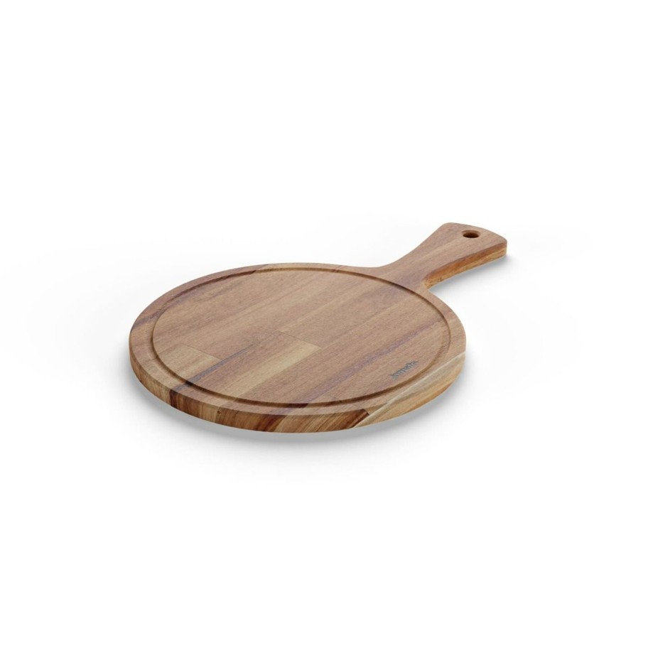 T�bua Rustic Redonda com Sulco