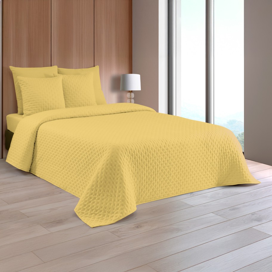 Cobertura Acolchoada Rodes Lisa - Cama Casal 160/180