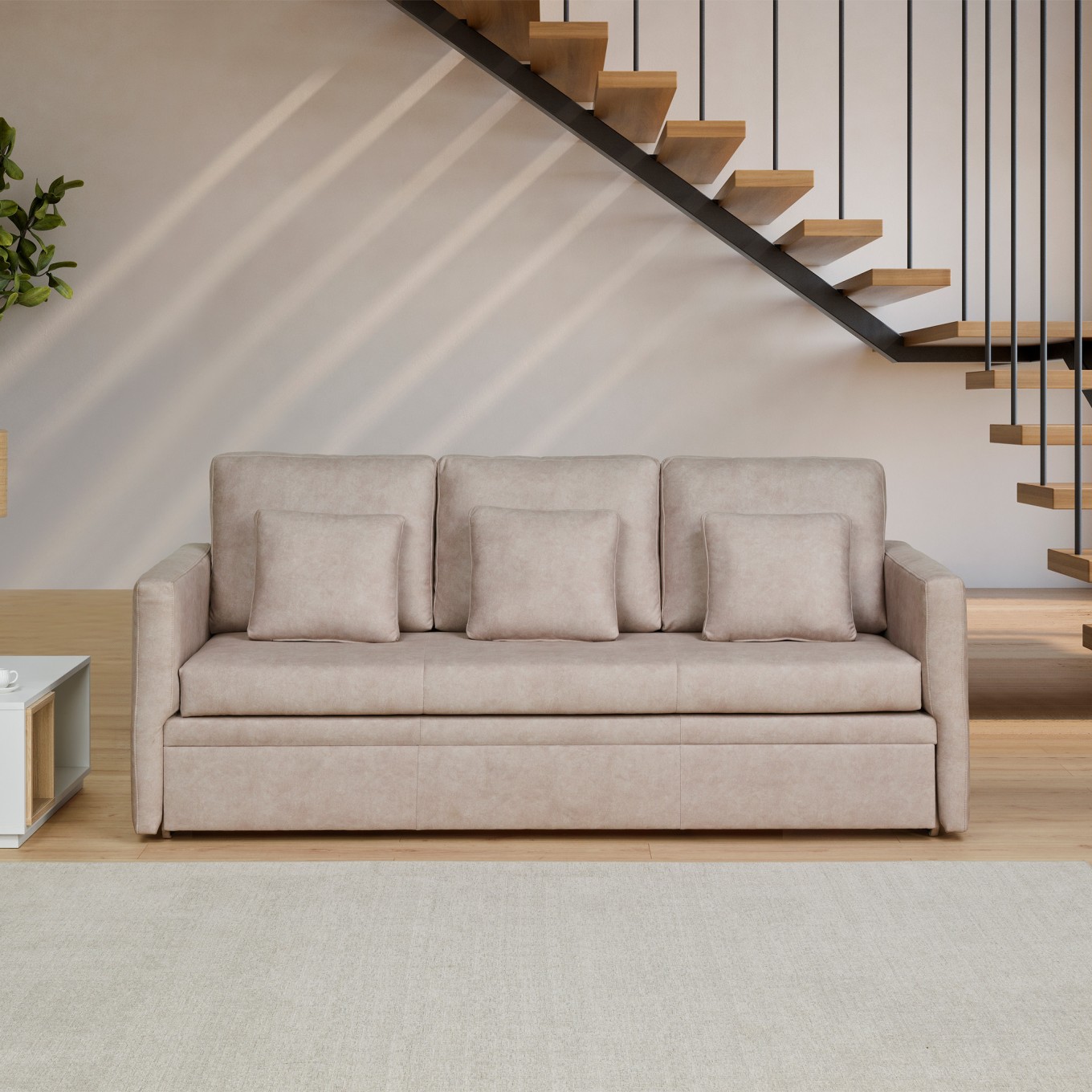 Sof� 3 Lugares Maryland com Cama