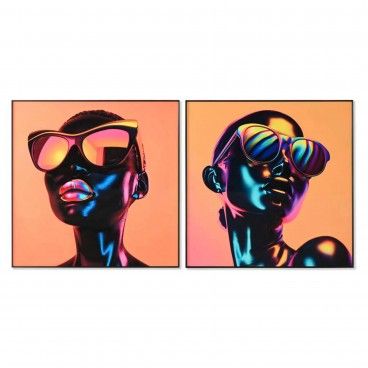 Quadro Mulher com culos 80x3.5x80 Sortido 2 Modelos