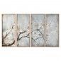 Conjunto 4 Quadros Cerejeira Azul