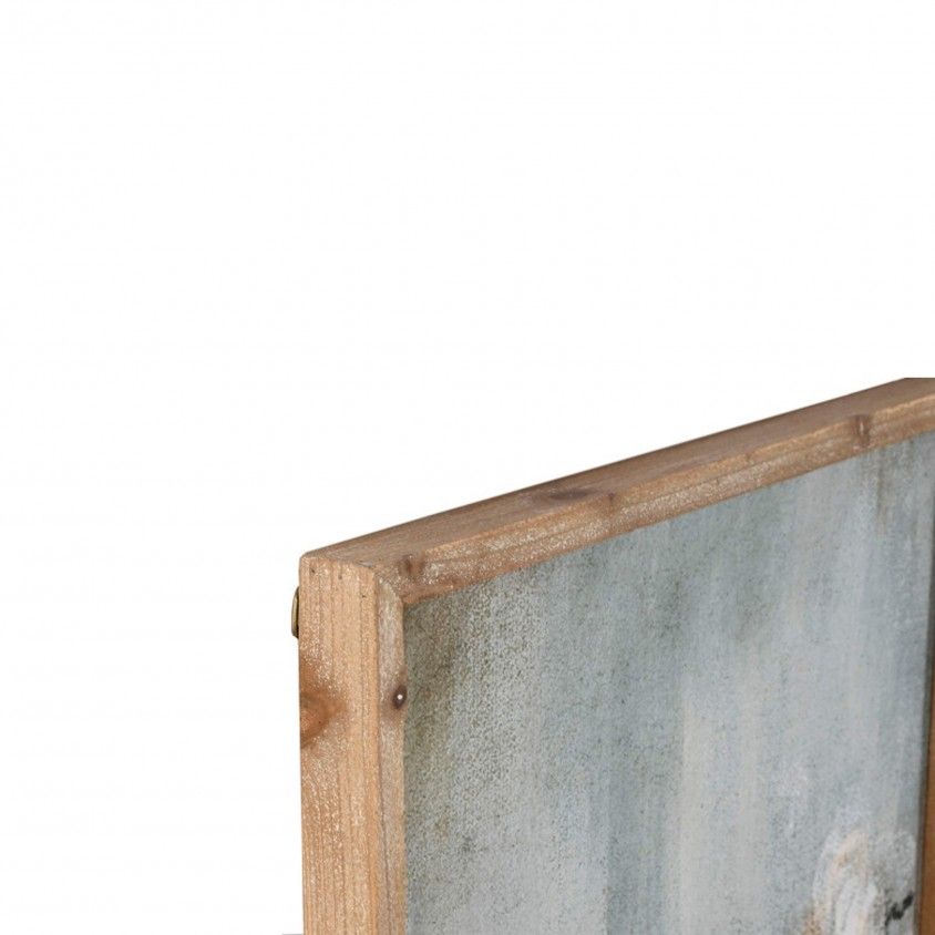 Conjunto 4 Quadros Cerejeira Azul