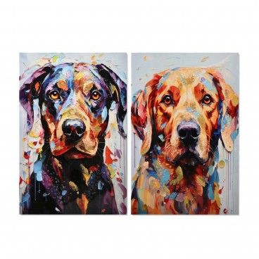 Quadro Cão Lacado Sortido 2 Modelos Quadro Cão Lacado Sortido 2 Modelos