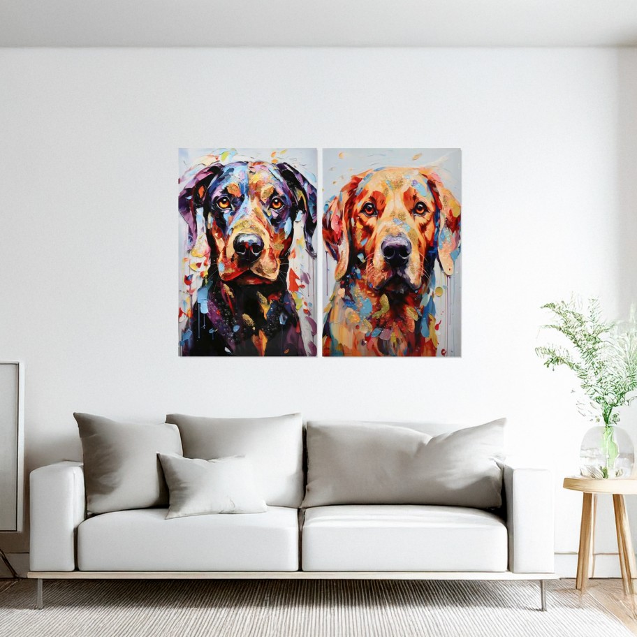 Quadro Cão Lacado Sortido 2 Modelos