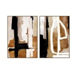 Quadro Abstrato 3D Sortido 2 Modelos