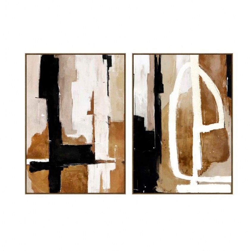 Quadro Abstrato 3D Sortido 2 Modelos