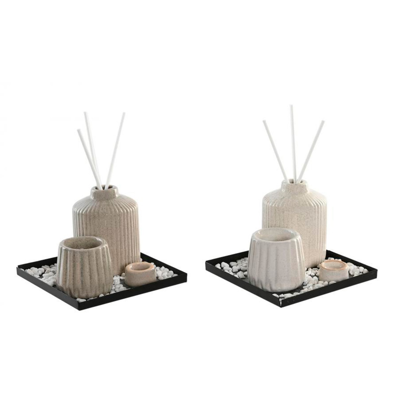 Conjunto 3 Ambientadores Cer�mica Mikado 14x14x10 Sortido