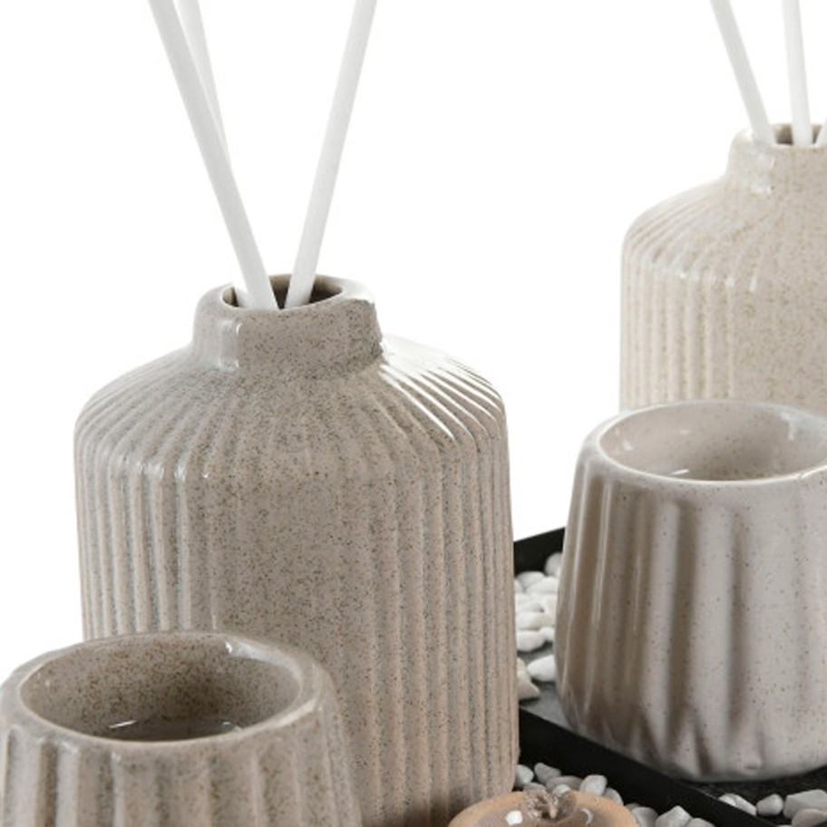 Conjunto 3 Ambientadores Cerâmica Mikado 14x14x10 Sortido