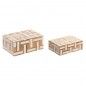Conjunto 2 Joalheiros Mango/Resina 18x13x7.5/15x10x5