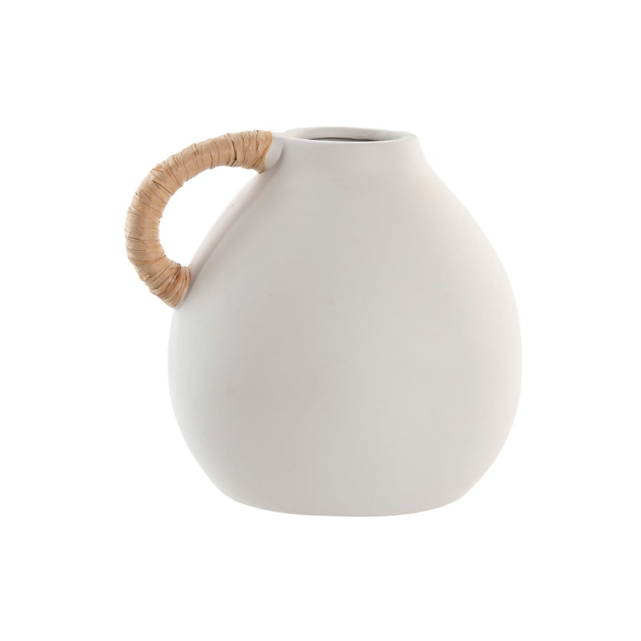 Jarr�o Cer�mica 17x15x15.5 Branco