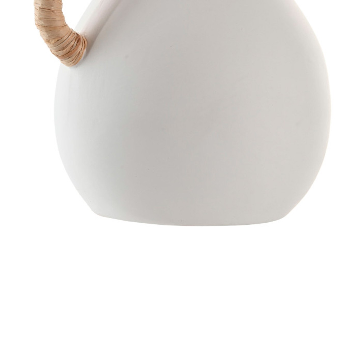 Jarr�o Cer�mica 17x15x15.5 Branco